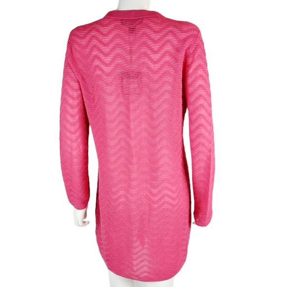 St. John Chevron Knit Cardigan - Picture 2 of 5